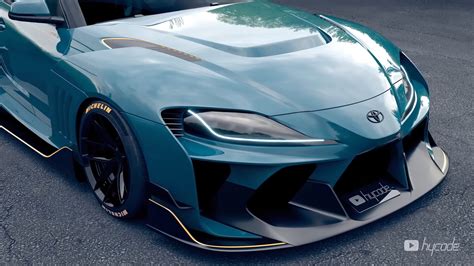 Toyota Supra MK5 Custom Wide Body Kit by Hycade Køb med levering