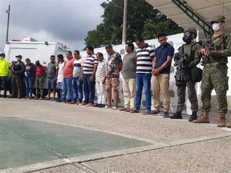 Armada Captura A 13 Integrantes Del Clan Del Golfo En Sucre