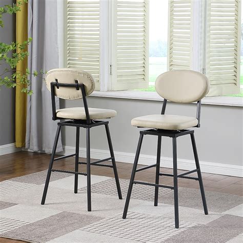 Swivel Bar Stools With Backs - Katdans - JIAHE GROUP