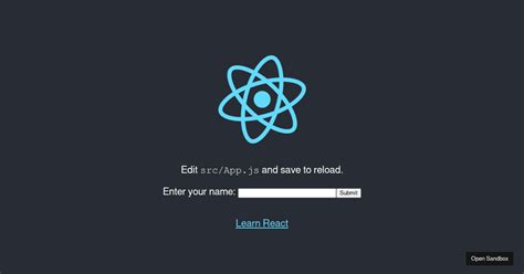 React Express Starter Codesandbox