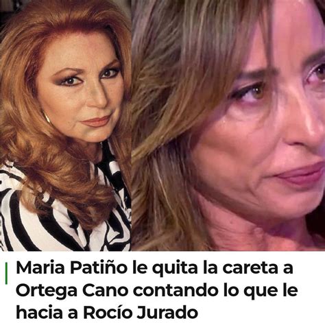 Maria Patiño le quita la careta a Ortega Cano contando lo que le hacia