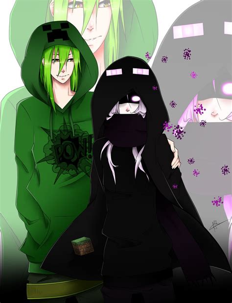 Endermanfanart Minecraft Anime Minecraft Anime Girls Anime