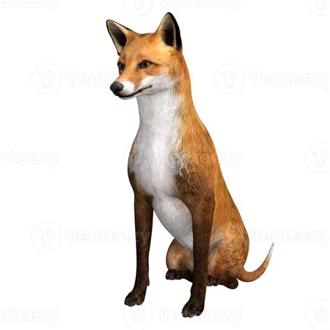 Fox Animal Isolated 3d 27140583 Png