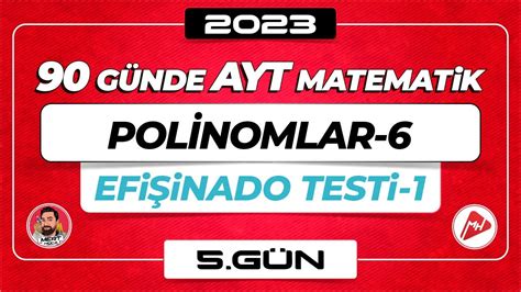 Polinomlar G Nde Ayt Matematik Kamp G N