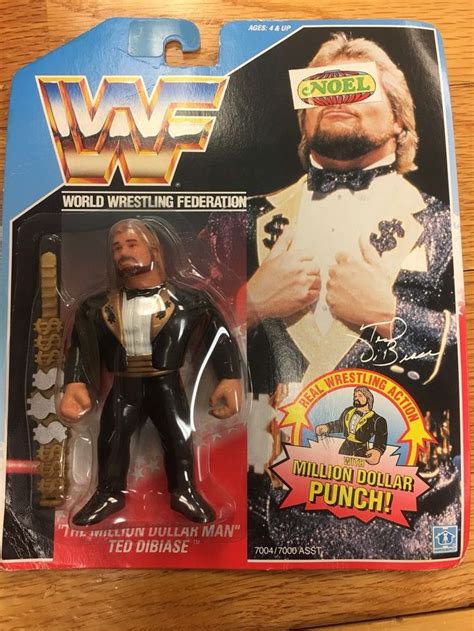 Wwf Hasbro Million Dollar Man Ted Dibiase Series 1 Action Figure Moc