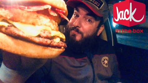 Jack In The Box Bbq Bacon Double Cheeseburger Review Youtube