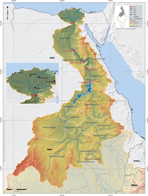 The Main Nile Sub Basin Nile Basin Water Resources Atlas