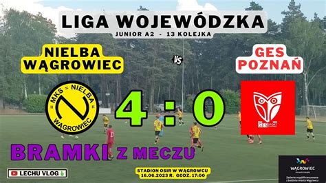 Nielba W Growiec Vs Ges Pozna Liga Wojew Dzka Junior Starszy A