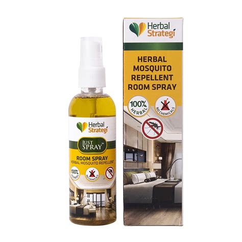 Herbal Strategi Mosquito Repellent Room Spray 100ml Effective Against Mosquitoes Causing