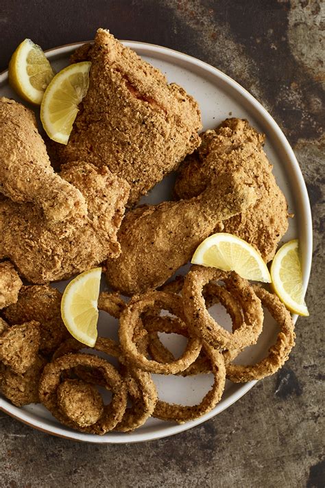 Matzo Fried Chicken and Crispy Fried Onion Rings - Colavita Recipes