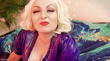 Hardcore Rude JOI Mistress In Latex Arya Grander Dirty Talking Blonde MILF Countdown