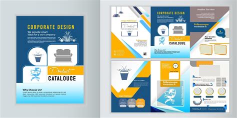 Magazine Layout Template Creative Brochure Design Annual Report And