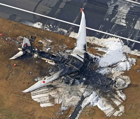 Runway warning lights were broken at time of Japan Airlines plane fire ...
