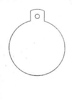 A Drawing Of A Round Ornament With A Hole In The Middle To Cut Out It