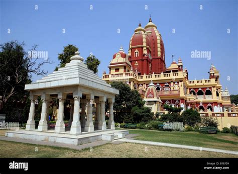 The Temple Of Laxmi Narayan Birla Mandir Delhi India Stock Photo Alamy