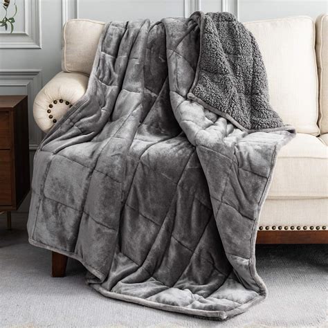 Buy Buzio Weighted Blanket King Size Weighted Blanket Adult Sherpa