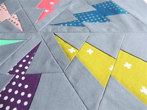 Lightning Bolt Block Craftsy Quilt Blocks Paper Piecing Patterns