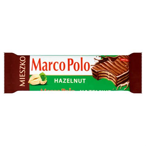 Mieszko Marco Polo Hazelnut Wafelek przekładany kremem orzechowym w