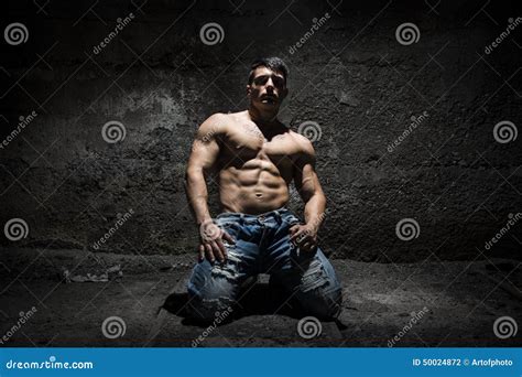 Shirtless Young Man Stock Image | CartoonDealer.com #53220817