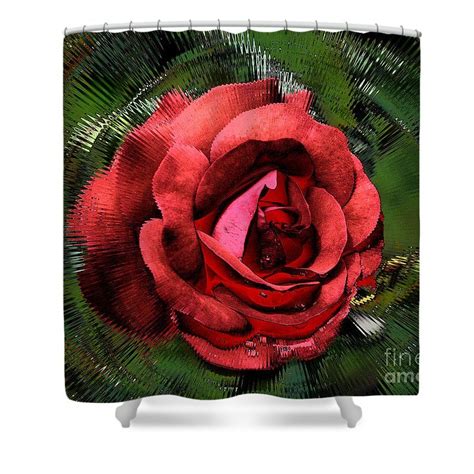 Red Rose In Glass Shower Curtain For Sale By Smilin Eyes Treasures Red Roses Glass Shower