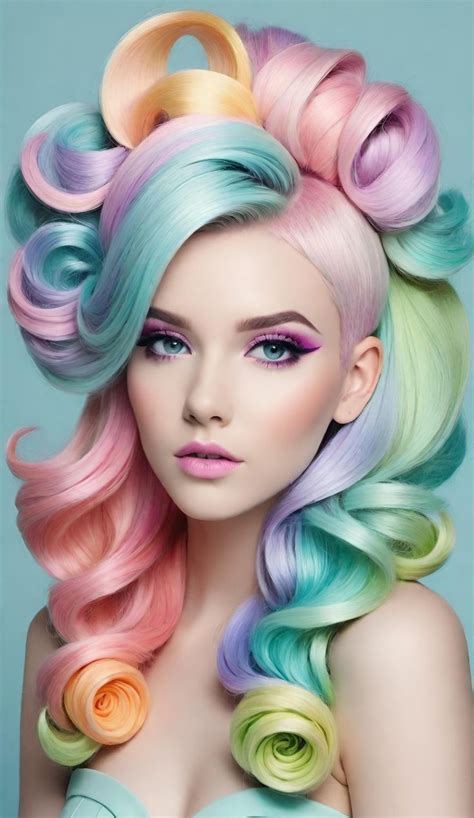 Pin by Nedolve on Идеи для волос in 2024 Fantasy hair Crazy hair