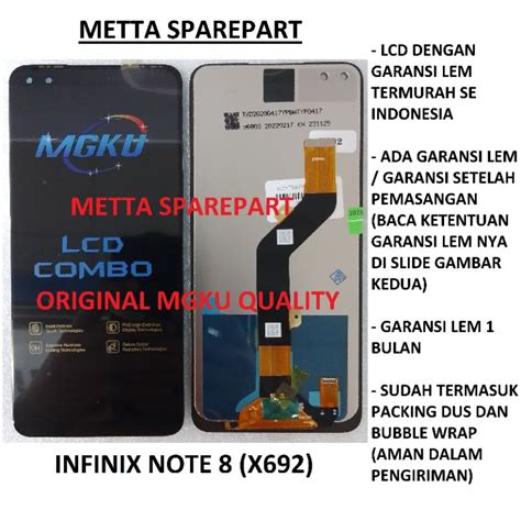 Jual Original MGKU Quality Ada Garansi Lem LCD Touchscreen Infinix