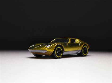 Lamborghini Miura P SV Gold Hot Wheels Custom Plastic Etsy