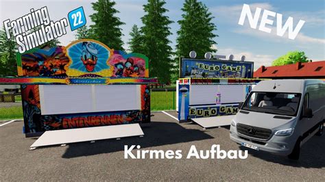 LS22 Kirmes Aufbau Im Dorf Mit Neuen Exclusiven Mods YouTube