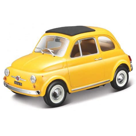 Bburago Fiat 500 F 1965 1 24 Geel De Tombe Trading B V