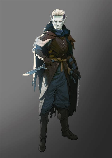 [art] Nacht Moon Elf Assassin Commissions Open R Dnd