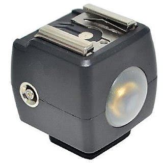 Optical Flash Slave Trigger Hot Shoe Sync Adapter With PC Socket Sensor For Canon JSYK 3A JJC
