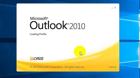 Microsoft Outlook Configure Window 10 Youtube