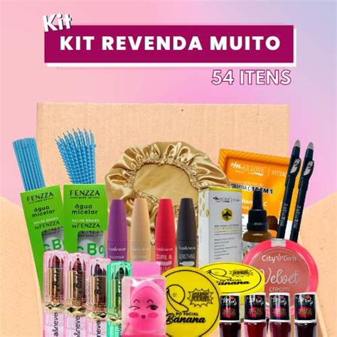 Kit Revenda Muito Itens Atacado Maquiagem Virtual Make