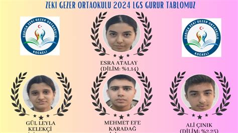 2024 LGS GURUR TABLOMUZ Darıca Zeki Gezer Ortaokulu