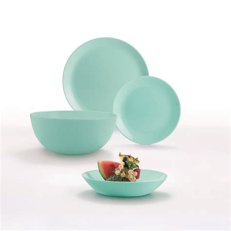Столовый набор LUMINARC DIWALI LIGHT TURQUOISE 19 предметов 6перс P2947 ...
