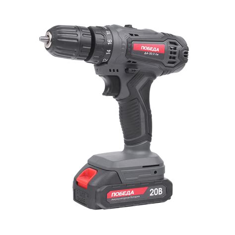 Аккумуляторная дрель-шуруповерт на официальном сайте ПОБЕДА