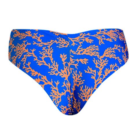 Biquíni Hot Pants Asa Delta Coral Laranja Biquíni Moda Praia Marétoa