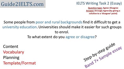 Ielts Writing Task Sample Essay Agree Disagree Easier College