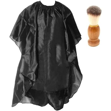 Cape De Coupe Barbier Professionnelle Blaireaux Rasage Cou Nylon