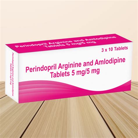 Perindopril Arginine And Amlodipine Tablets Mg Mg X Tablets