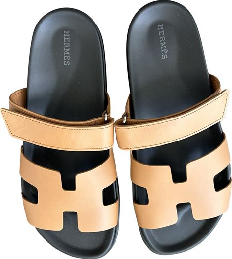 Hermes Chypre Leather Sandal ShopStyle