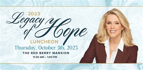 2023 Legacy of Hope Luncheon - The Ecumenical Center