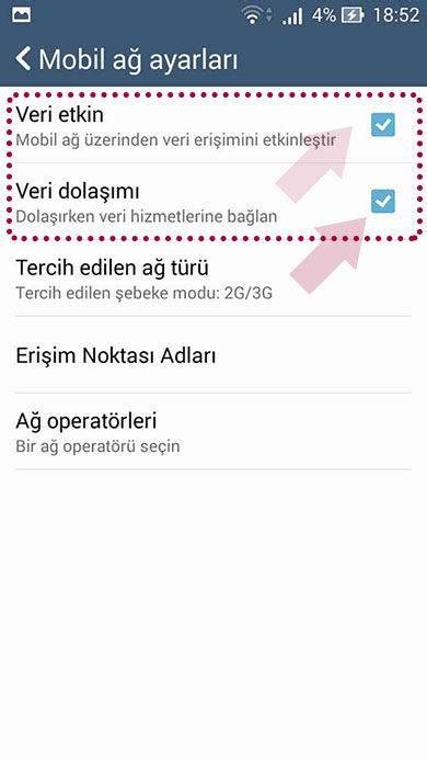 Android Telefonlarda Nternet Nas L Kapat L R Teknoloj Dolabi