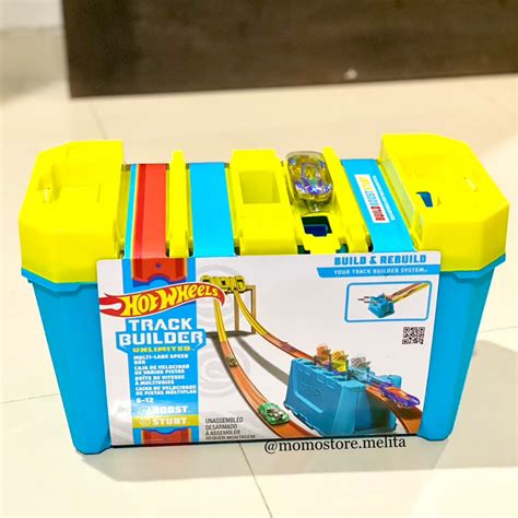Hot WHEELS Track Builder Unlimited Multi Lane Speed Box Shopee Malaysia