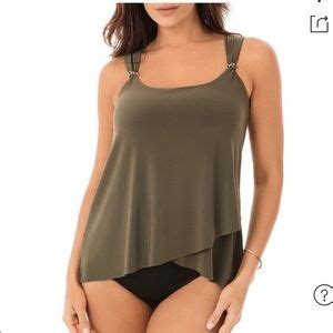 Miraclesuit Swim Nwt Miraclesuit Razzle Dazzleunderwire Tankini Top