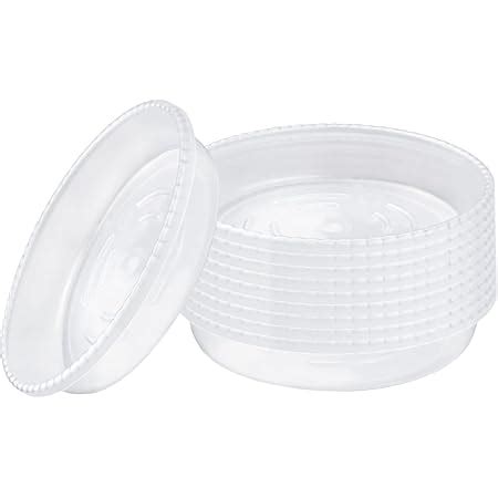 Amazon Nexxxi Pack Clear Plastic Plant Saucer Drip Trays