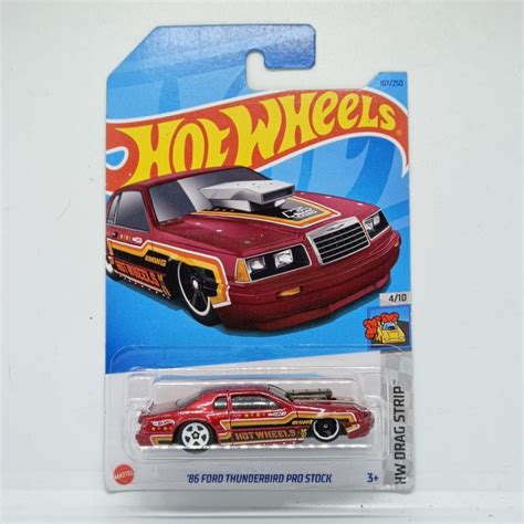 Hot Wheels Original 86 Ford Thunderbird Pro Stock HW Drag Strip Shopee Philippines