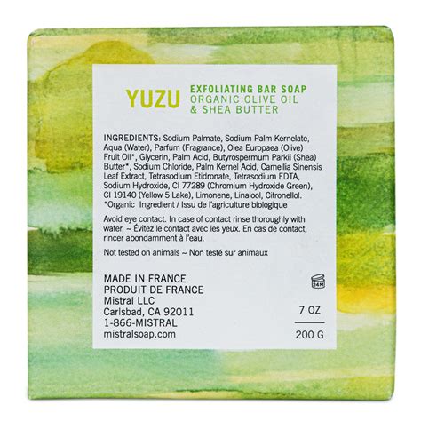 Yuzu Summer Exfoliating T Soap Mistralsoap