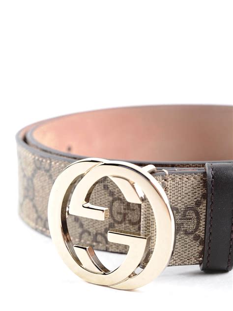 GG Supreme Canvas Belt By Gucci Belts IKRIX