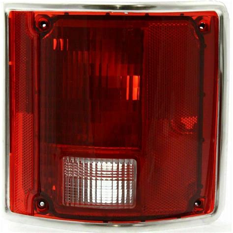 Set Of Lh Rh Side Tail Lamp Lens And Housing Fits Blazer C